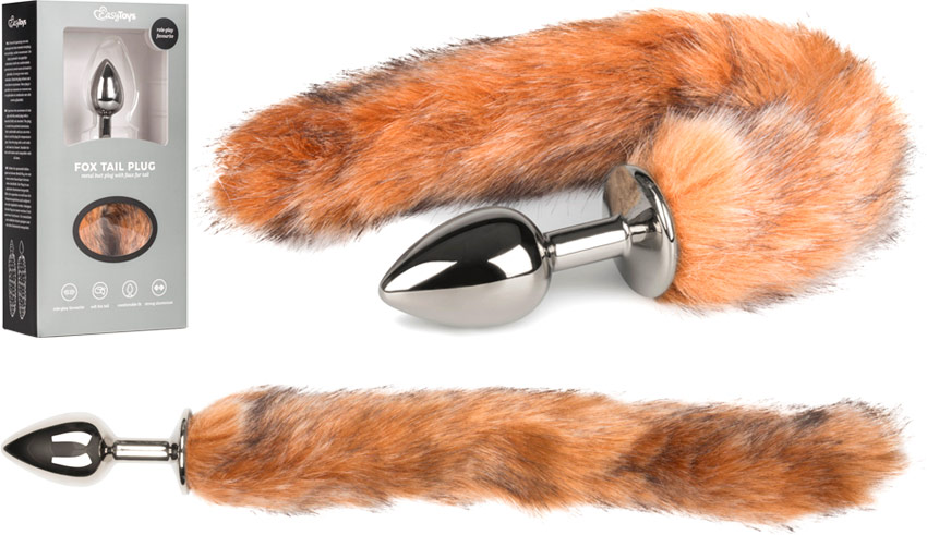 EasyToys Fox Tail Analplug mit Fuchsschwanz