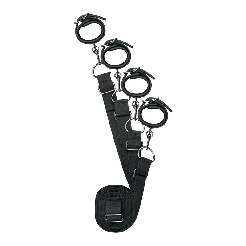 EasyToys | BDSM-Bettfessel-Set | Schwarz EasyToys | BDSM-Bettfessel-Set | Schwarz