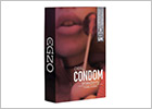 EGZO orales & aromatisiertes Kondom - Strawberry (3 Kondome)