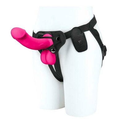 Electric Novelties Pegasus | Vibrierendes, ferngesteuertes Umschnalldildo-Set