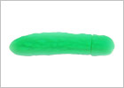 Mini-vibromasseur Emojibator Pickle (Cornichon)