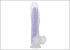 Evolved Luminous Stud glow-in-the-dark large dildo in silicone - 21 cm