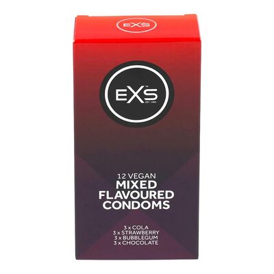 EXS Mixed Flavoured | Préservatifs aromatisés | 12x