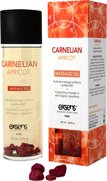 Exsens Bio-Massageöl - Karneol & Aprikose - 100 ml