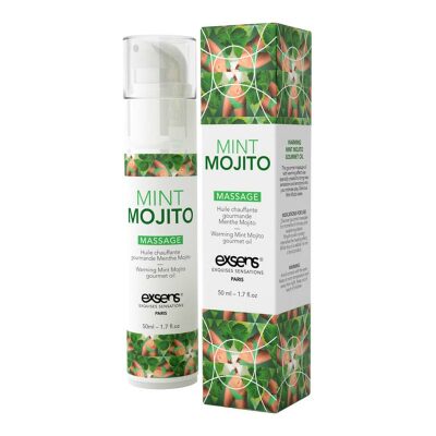Exsens wärmendes & köstliches Massageöl - Mojito - 50 ml