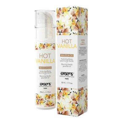 Huile de massage chauffante & gourmande Exsens - Vanille - 50 ml