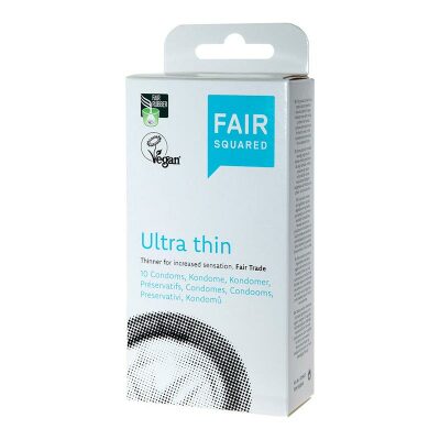 Fair Squared Ultra thin | Ultradünne Kondome | 10 Stück