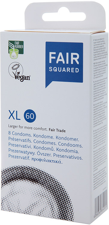 Fair Squared - Vegan XL 60 (8 Kondome)