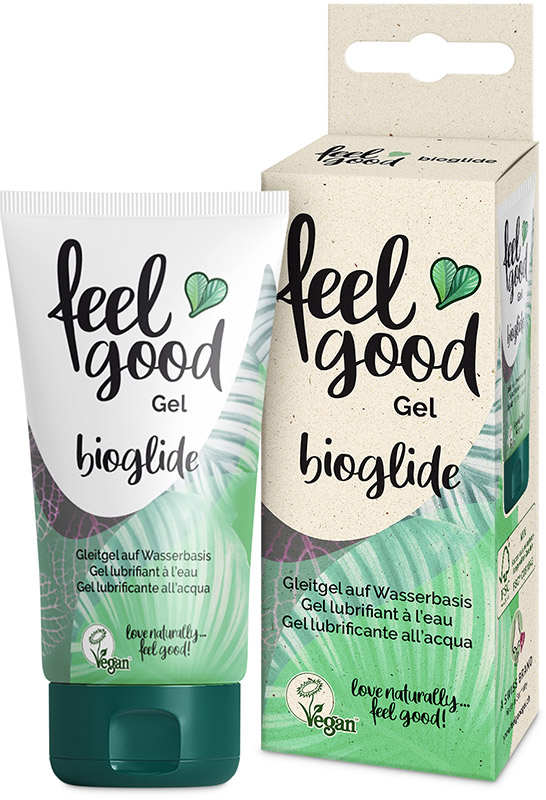 Gel lubrificante Feelgood Bioglide vegano - 50 ml (a base d'acqua)