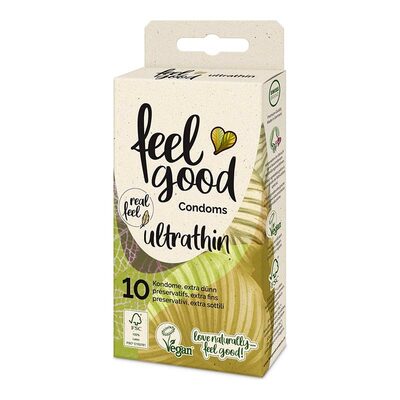 Feelgood Condoms Ultrathin | 10 ultradünnes und vegane Kondome