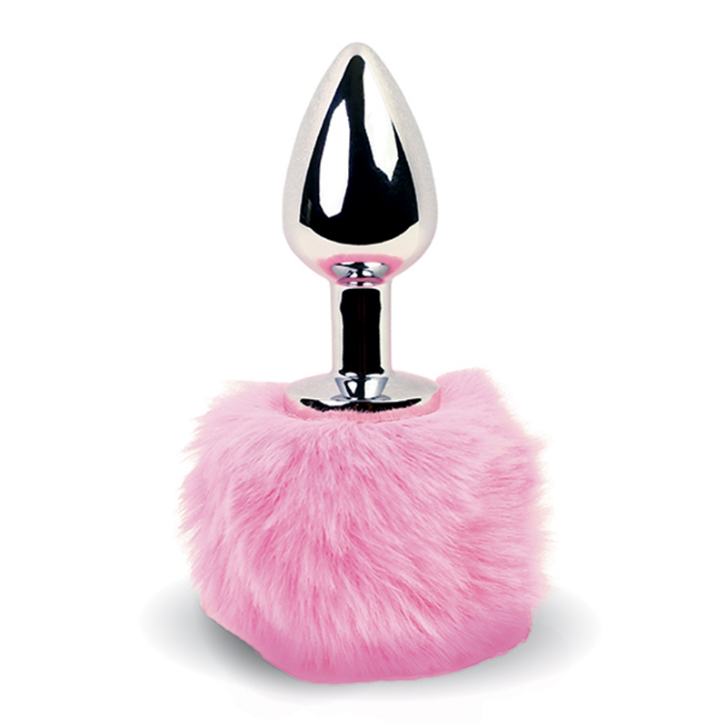 FeelzToys | Plug anal coquin avec pompon en queue de lapin | Rose