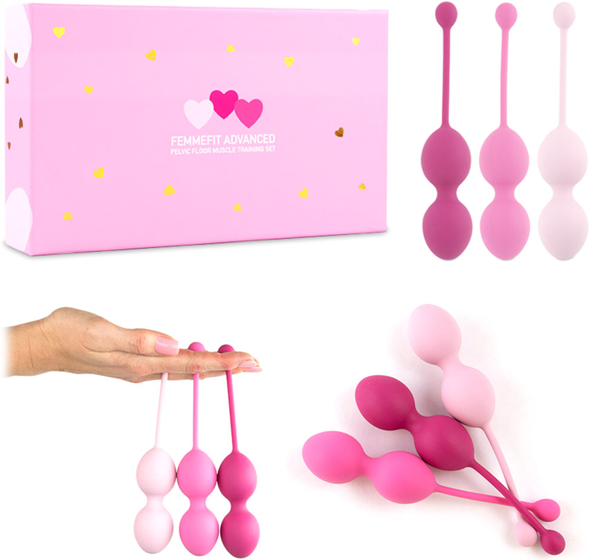 Boules de geisha FeelzToys Femmefit Advanced Pelvic - 3 pices