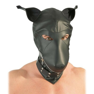 Fetish Collection Devotion | Bondage-Hundemaske mit Halsband