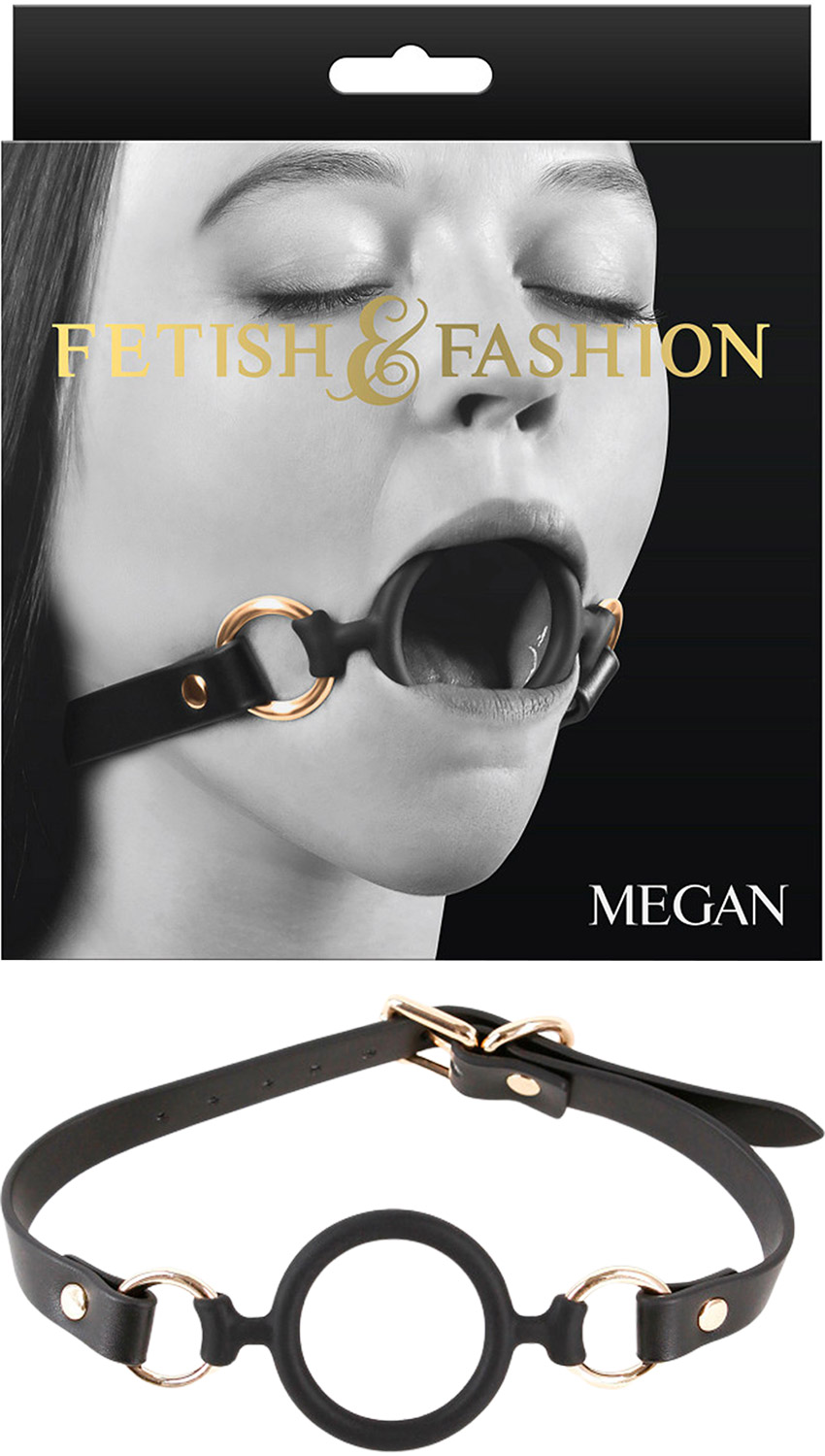 Bâillon avec anneau buccal Fetish Fantasy Megan Gag