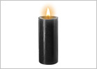 Fetish Tentation Low-temperature paraffin candle - Black