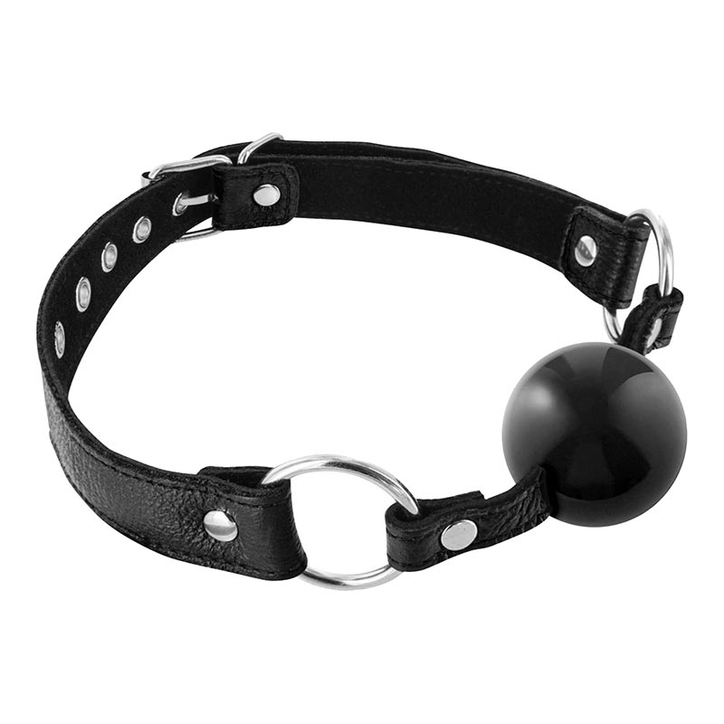 Fetish Tentation Premium | Ballknebel aus Leder und Silikon Fetish Tentation Premium | Ballknebel aus Leder und Silikon
