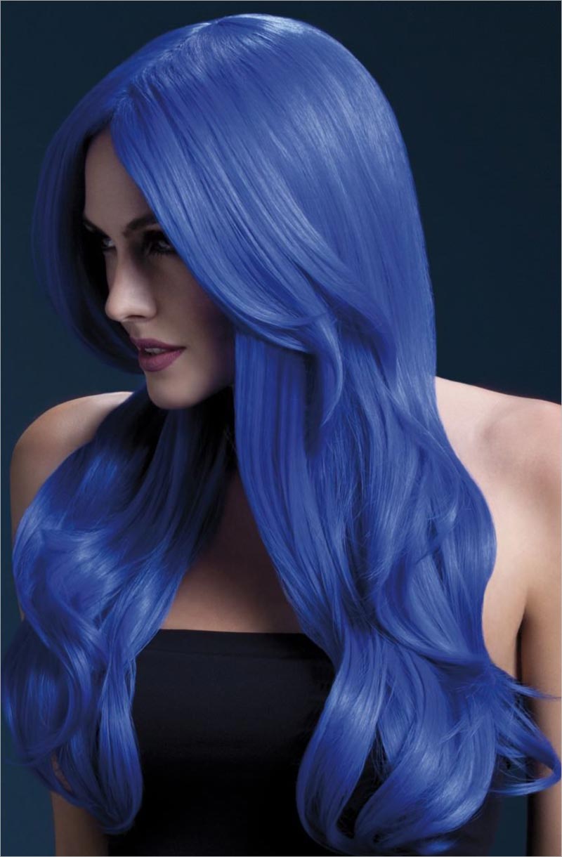 Fever Wigs Khloe Wig - Neon blue