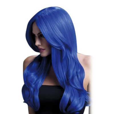 Fever Wigs Khloe |&nbsp;Perruque longue et ondulée | Bleu néon