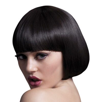 Fever Wigs Mia | Perruque courte avec cheveux lisses et frange droite