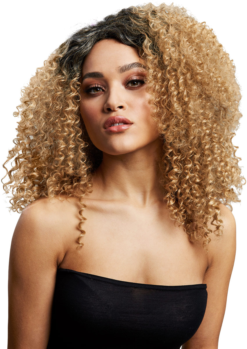 Fever Wigs Lizzo Wig - Caramel