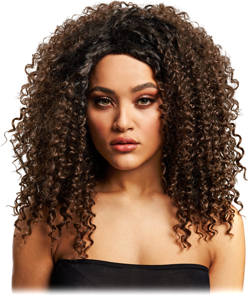 Fever Wigs Lizzo Wig - Dark brown
