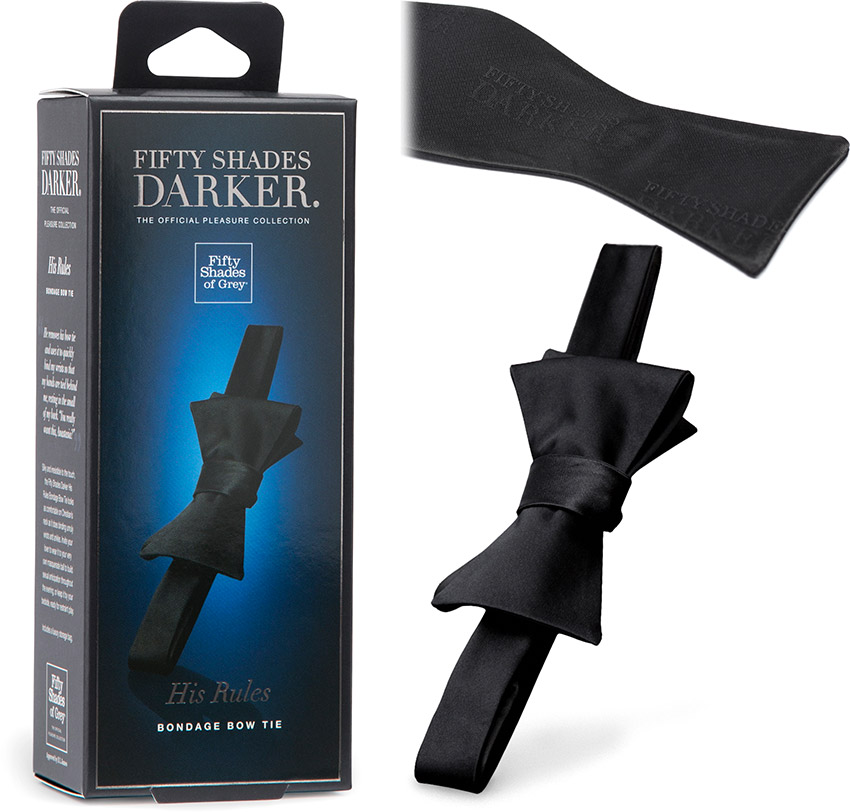 Fifty Shades Darker - His Rules bow tie