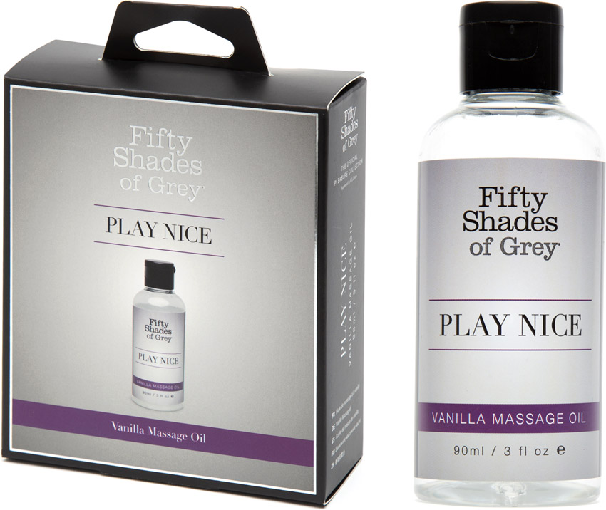 Fifty Shades of Grey Play Nice Massageöl - Vanille - 90 ml