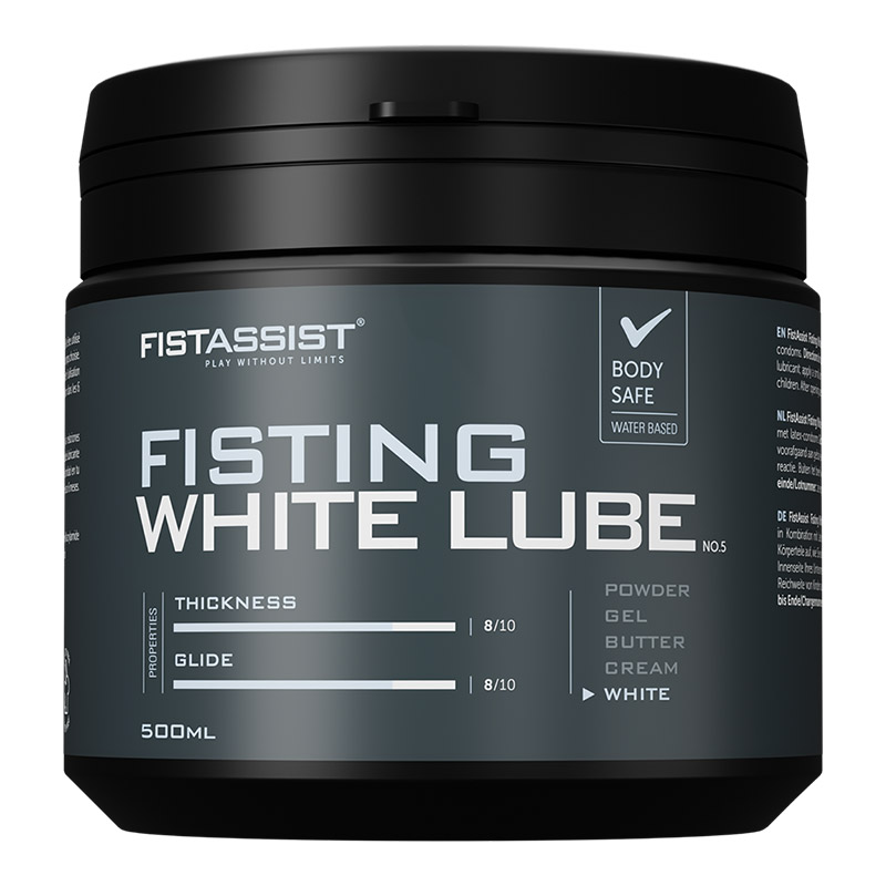 Fist Assist Fisting White Lube | Fisting-Gel auf Wasserbasis | 500 ml Fist Assist Fisting White Lube | Fisting-Gel auf Wasserbasis | 500 ml