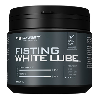 Fist Assist Fisting White Lube | Gel pour fisting à base d'eau | 500 ml Fist Assist Fisting White Lube | Gel pour fisting à base d'eau | 500 ml