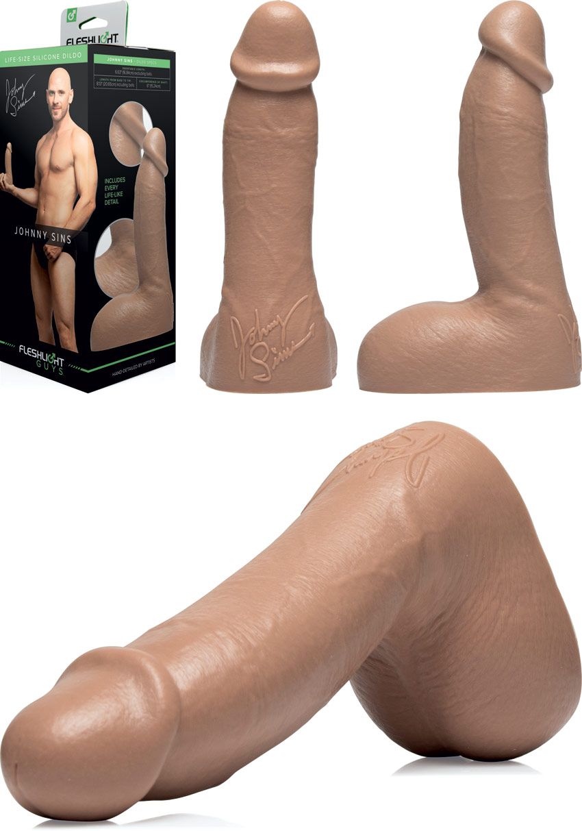 Fleshlight Guys Johnny Sins Realistic dildo with testicles.