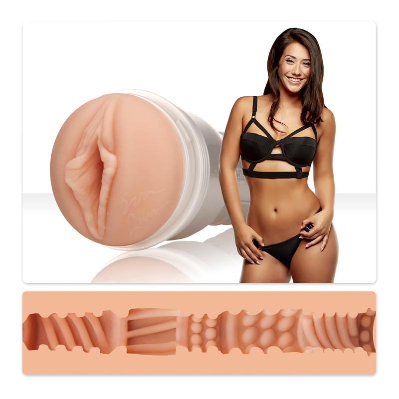 Fleshlight Eva Lovia, Consistenza Sugar, Masturbatore realistico