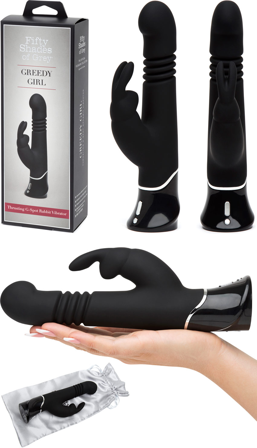 Vibromasseur Greedy Girl Thrusting G-Spot - Fifty Shades of Grey