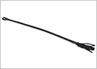 Peitsche "Cane" aus geflochtenem Leder - 70 cm