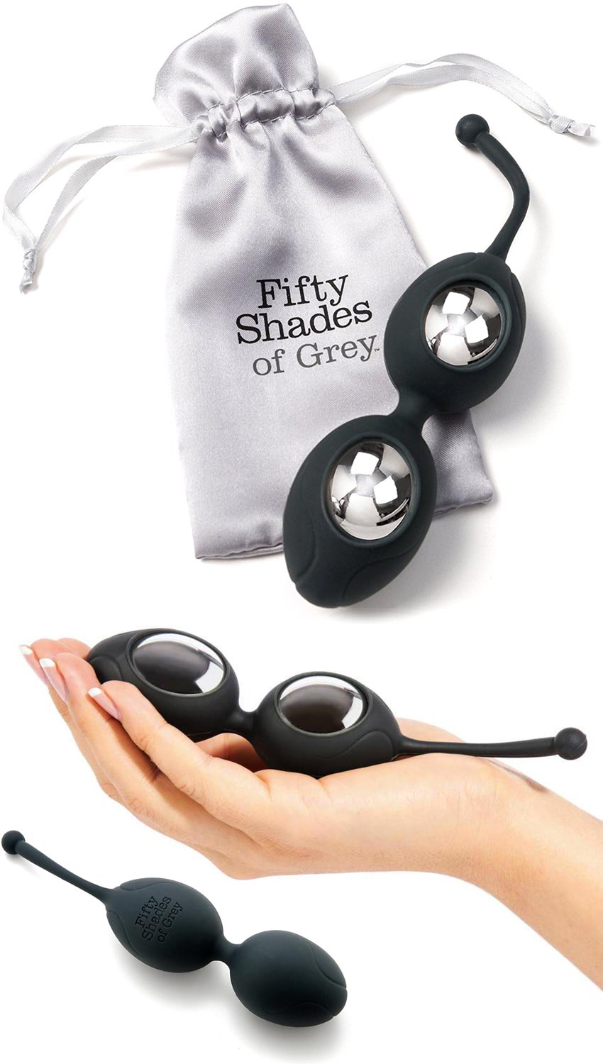 Fifty Shades of Grey - Delicious Pleasure Silicone Ben Wa Balls