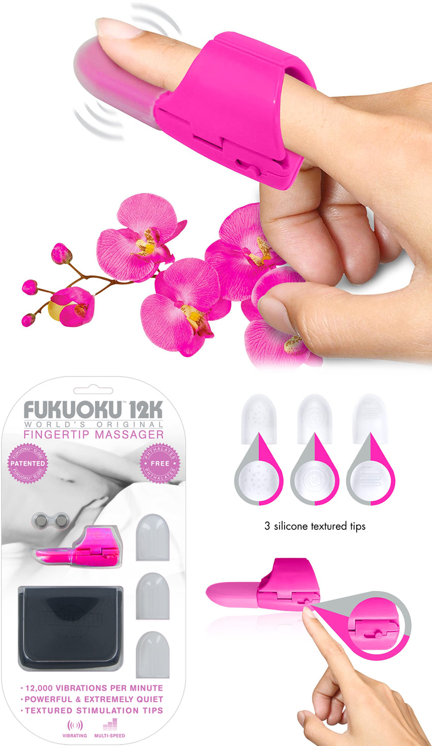 Fukuoku 12K - Vibrating stimulator to be placed on a finger