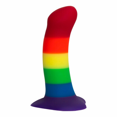 Fun Factory Amor | Dildo recourbé en silicone | Ventouse intégré