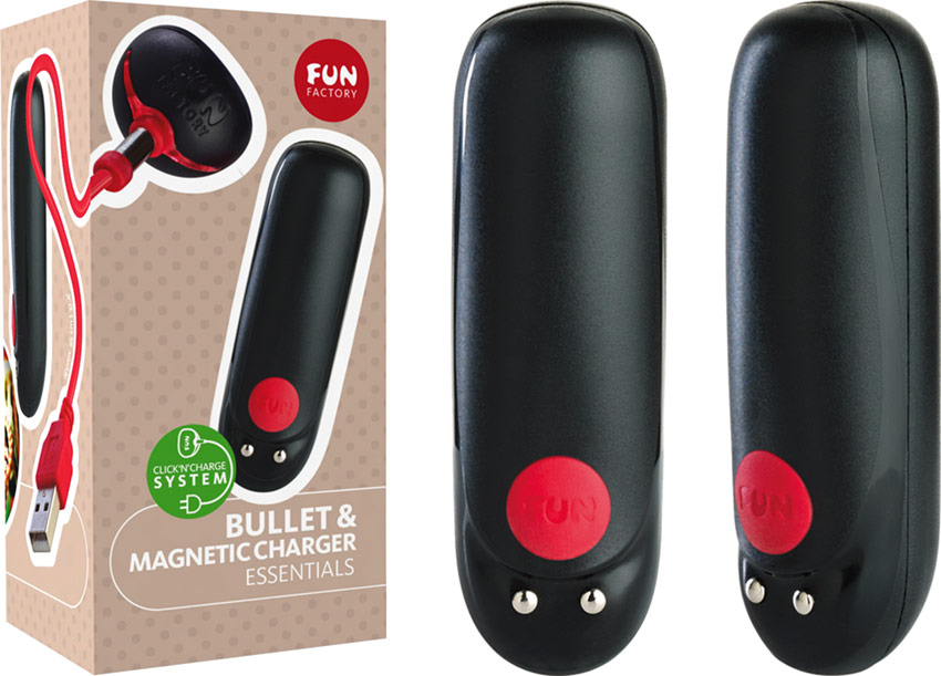 Mini-vibromasseur rechargeable Fun Factory Bullet + câble USB