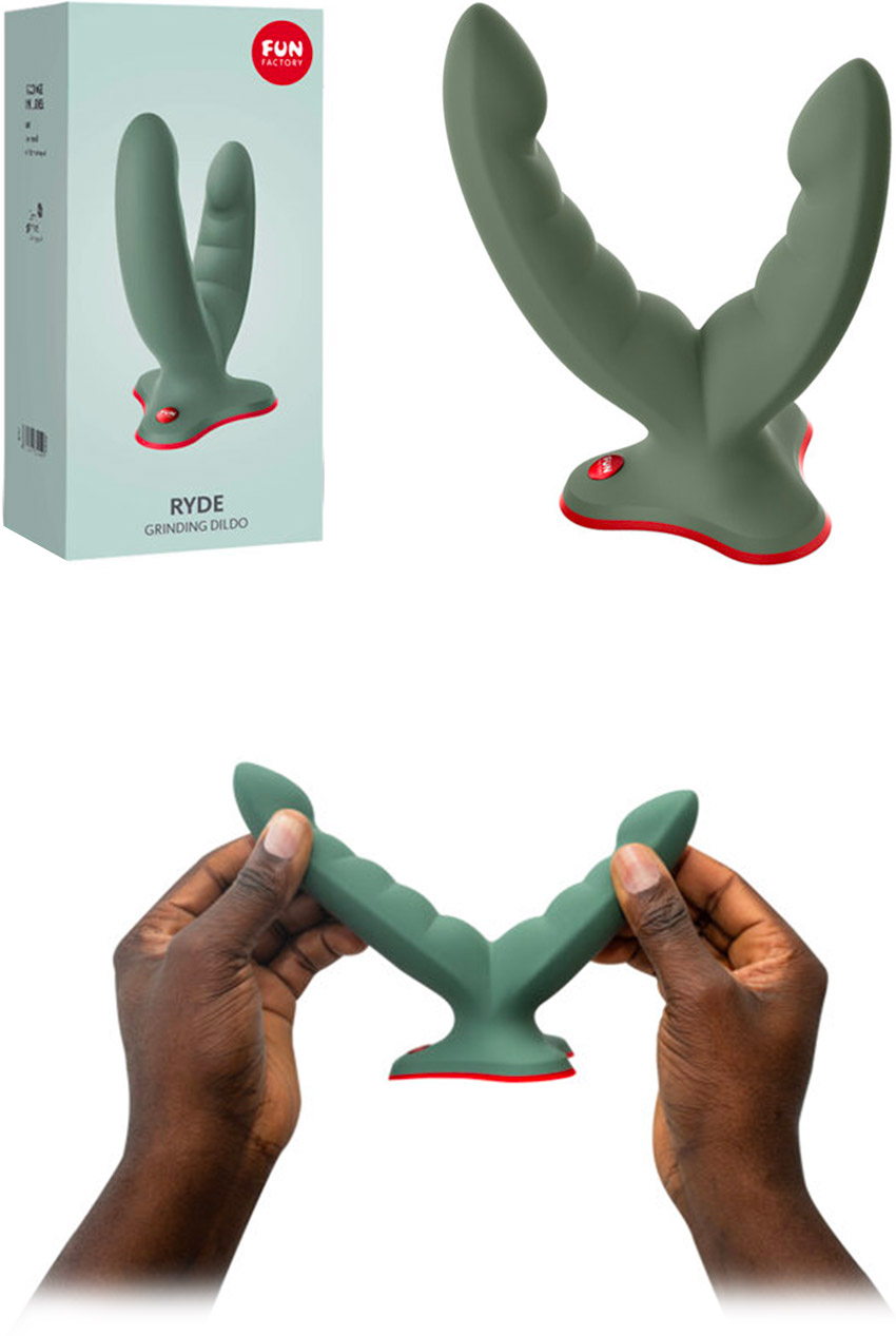 Fun Factory Ryde Doppelter Dildo - Grün