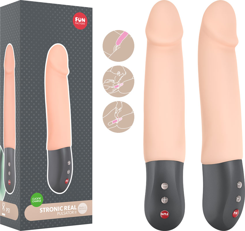 Fun Factory Stronic Real - Sextoy à pulsations - Beige