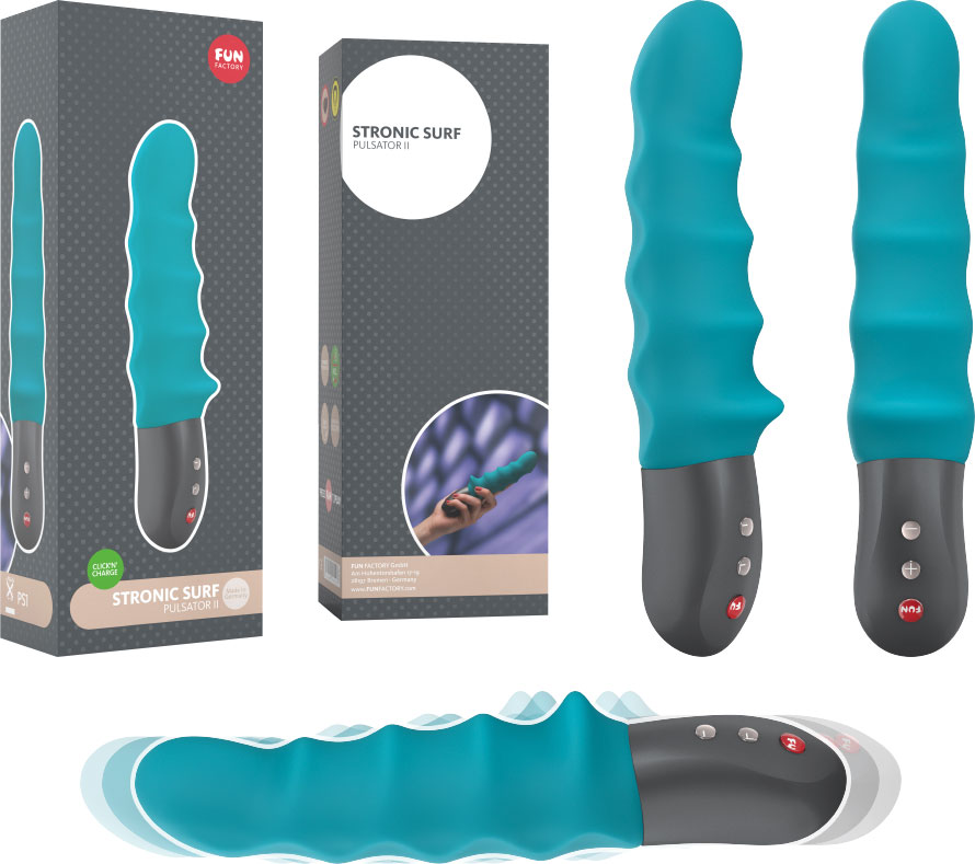 Fun Factory Stronic Surf - Pulsating sex toy - Blue