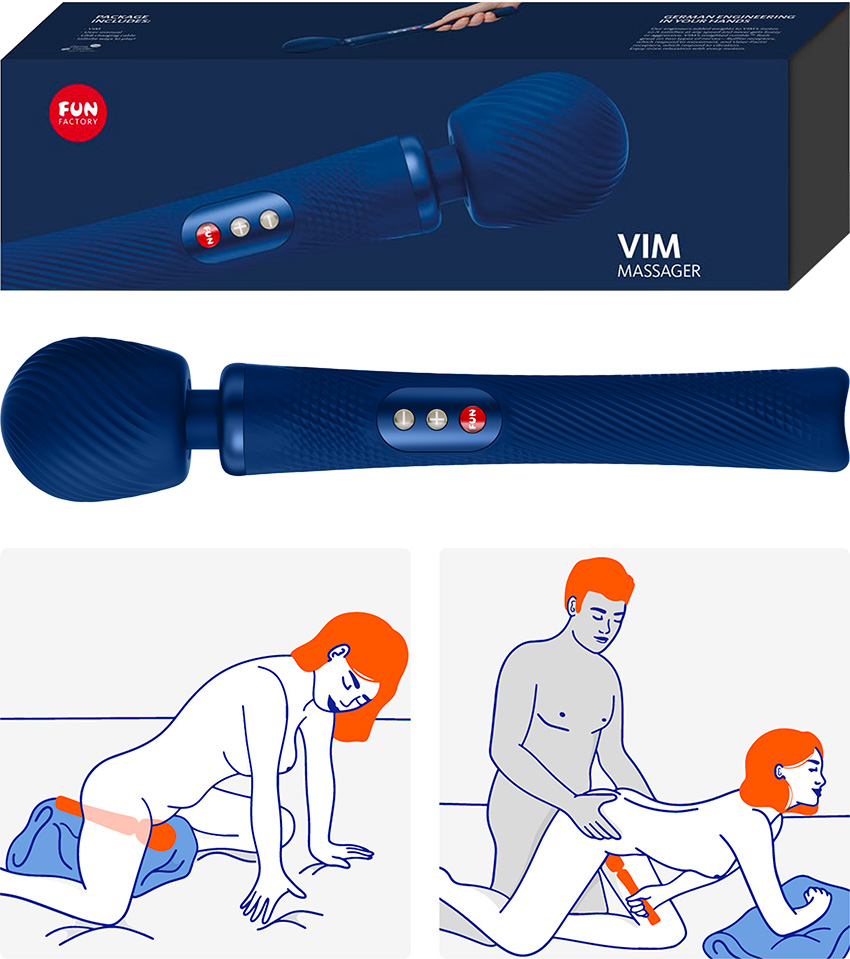 Fun Factory VIM Power-Vibrator - Blau