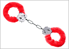 Fluffy Handcuffs - Red