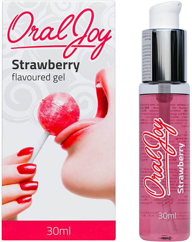 Oral Joy aromatisiertes Gel für Oralsex Oral - Erdbeere