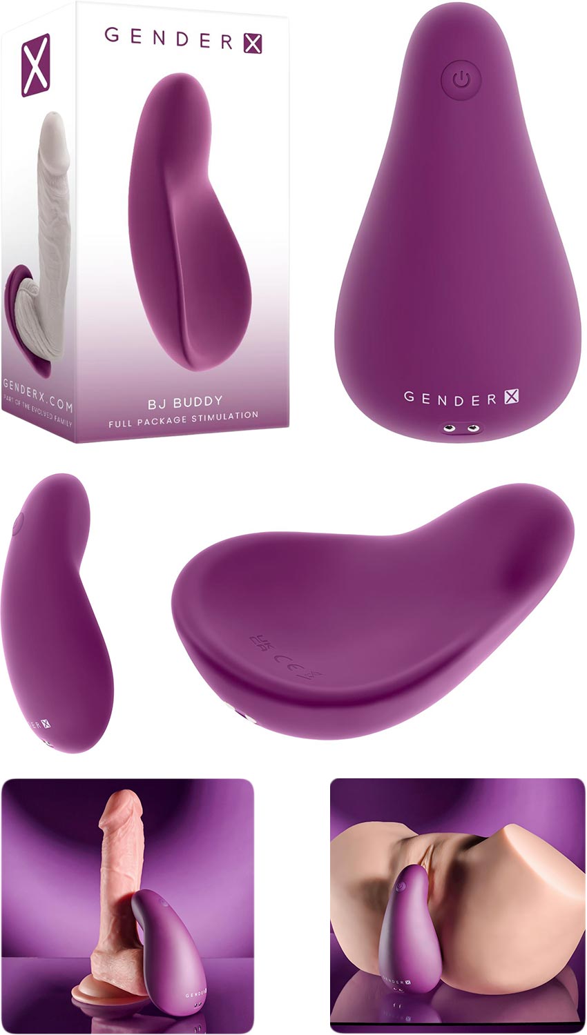 Gender X BJ Buddy Vibrostimulator - Magenta