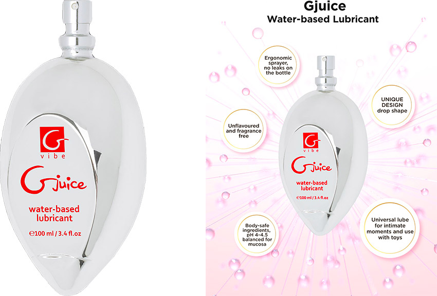 Gel lubrifiant Gjuice - 100 ml (à base d'eau)
