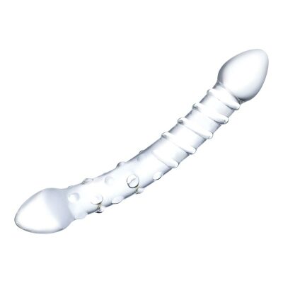 Gläs 10" Double Trouble | Dildo aus Glas | 2 stimulierende Enden