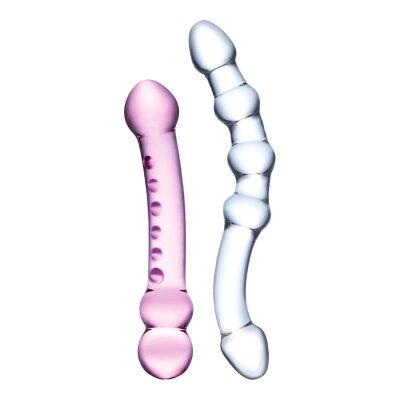 Gläs Pleasure Set | Set bestehend aus 2 Glasdildos