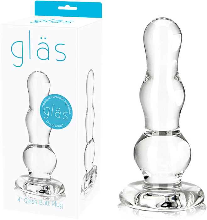 Gläs Small Butt Plug Glas Analplug