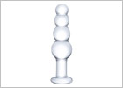 Gläs Beaded Butt Plug Analplug aus Glas