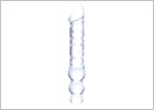 Gläs Double Ended double dildo in glass